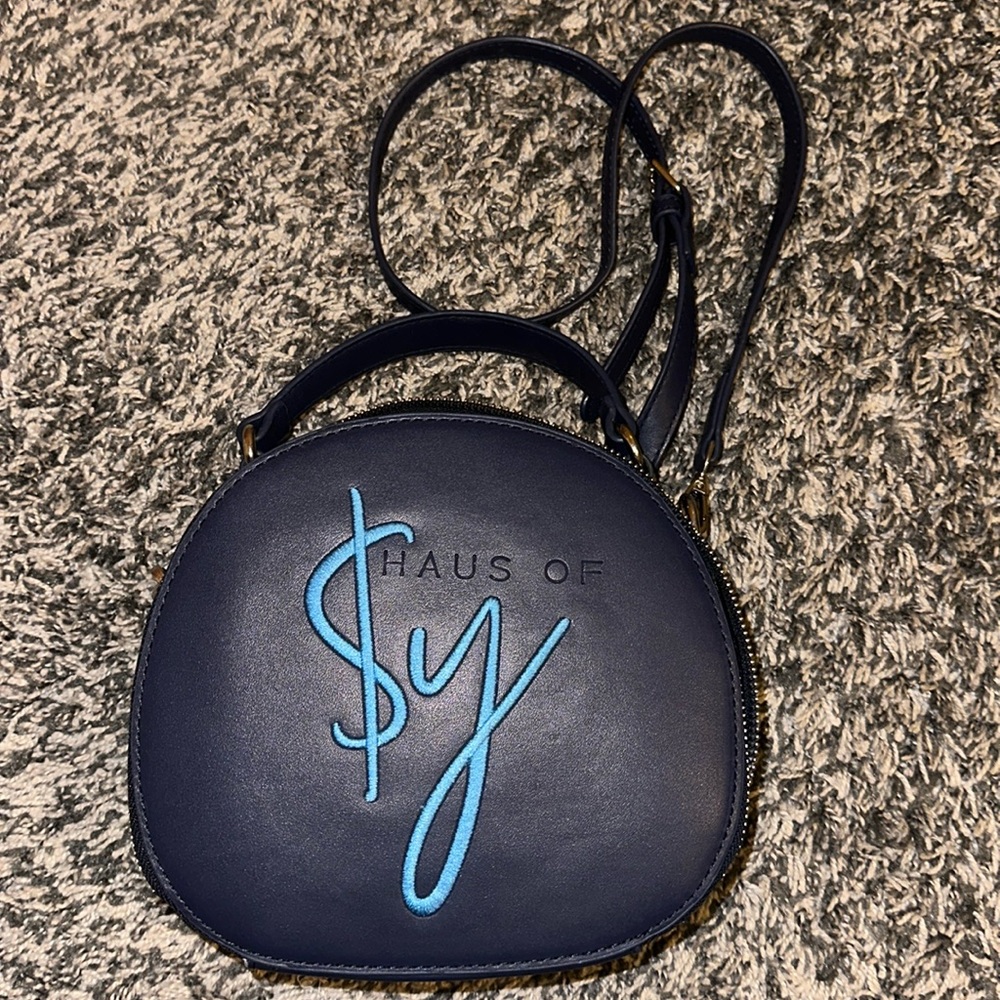 Haus of Sy Navy Logo Bag
